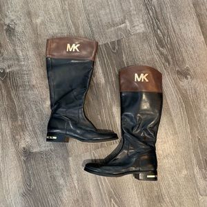 Michael Kors leather riding boots